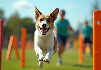 Session d'agility et activités canines à Lyon